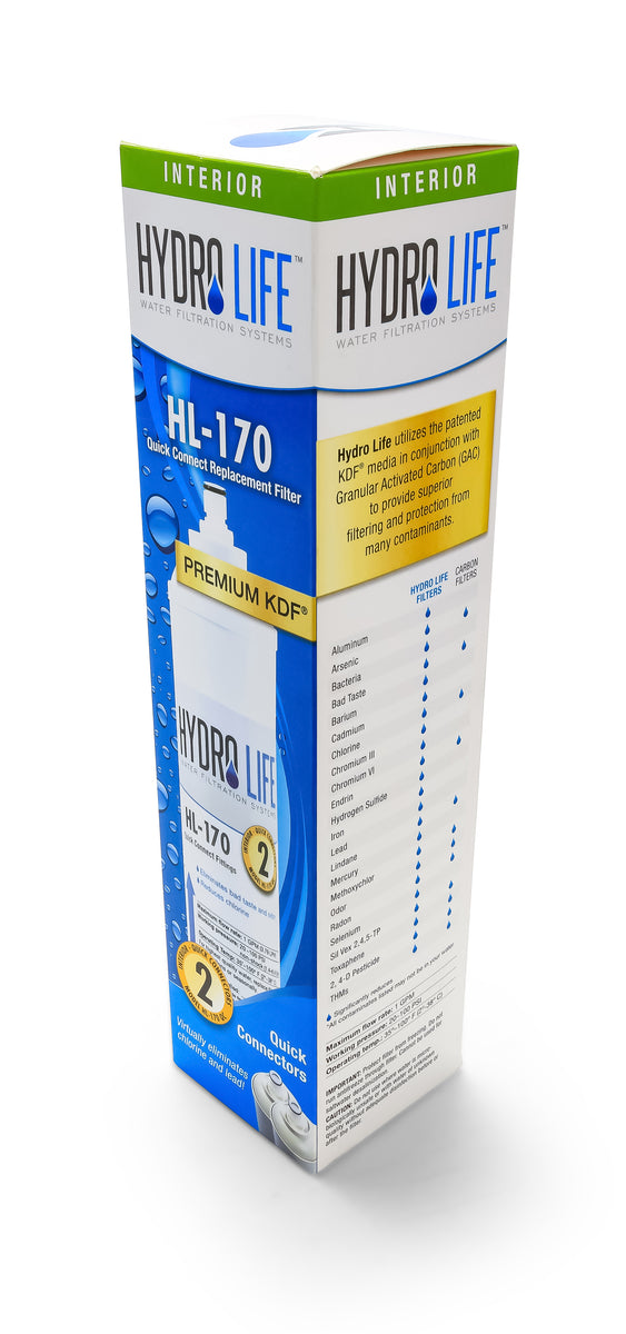 Hydro Life 170 QC Replacement Filter (12 per case) Hydro Life Co.
