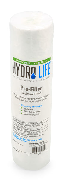 Hydro Life Hydroponics - Sediment / Pre-Filter Replacement Cartridge