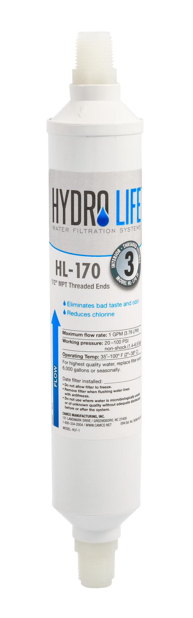 Hydro Life 170 - TF Replacement Filter (12 per case)