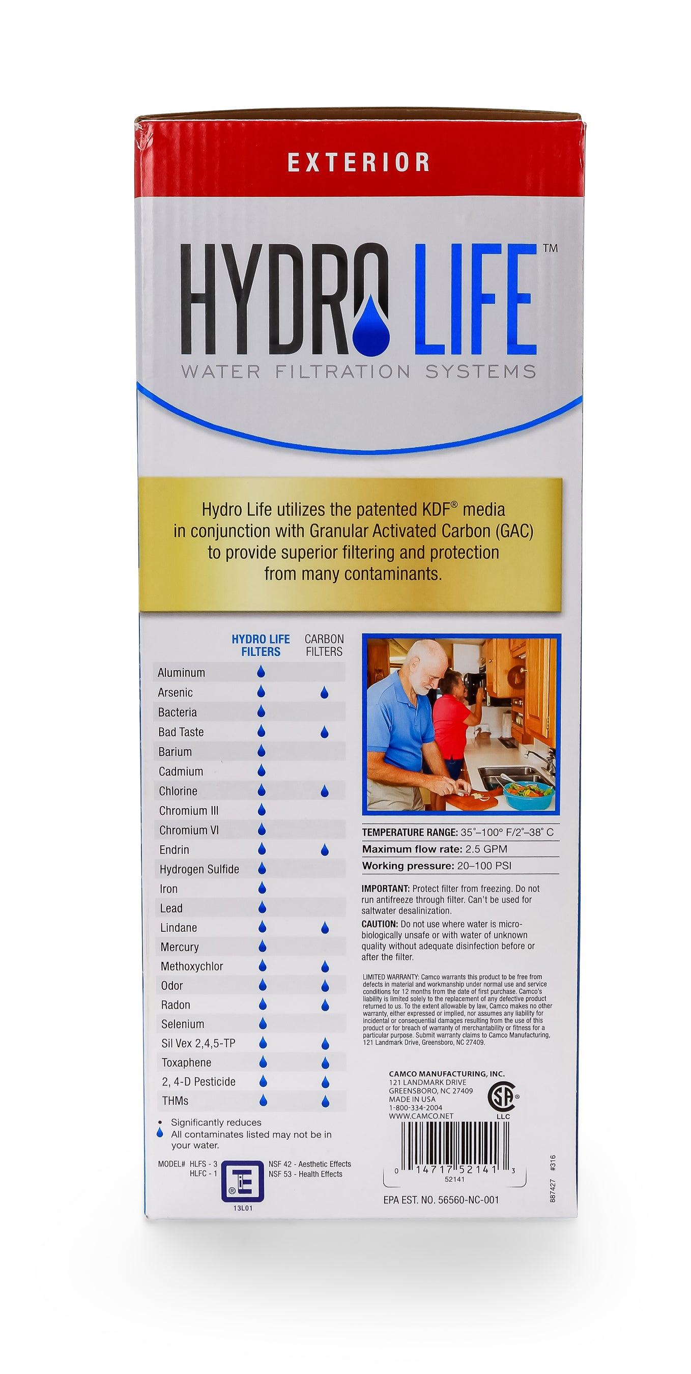 American Water Solutions Lot De 4 Filtres Compatibles Avec Hydro