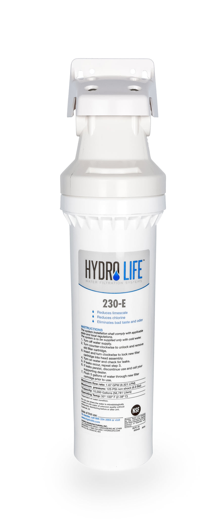 Hydro Life Commercial 230-E - Cartridge