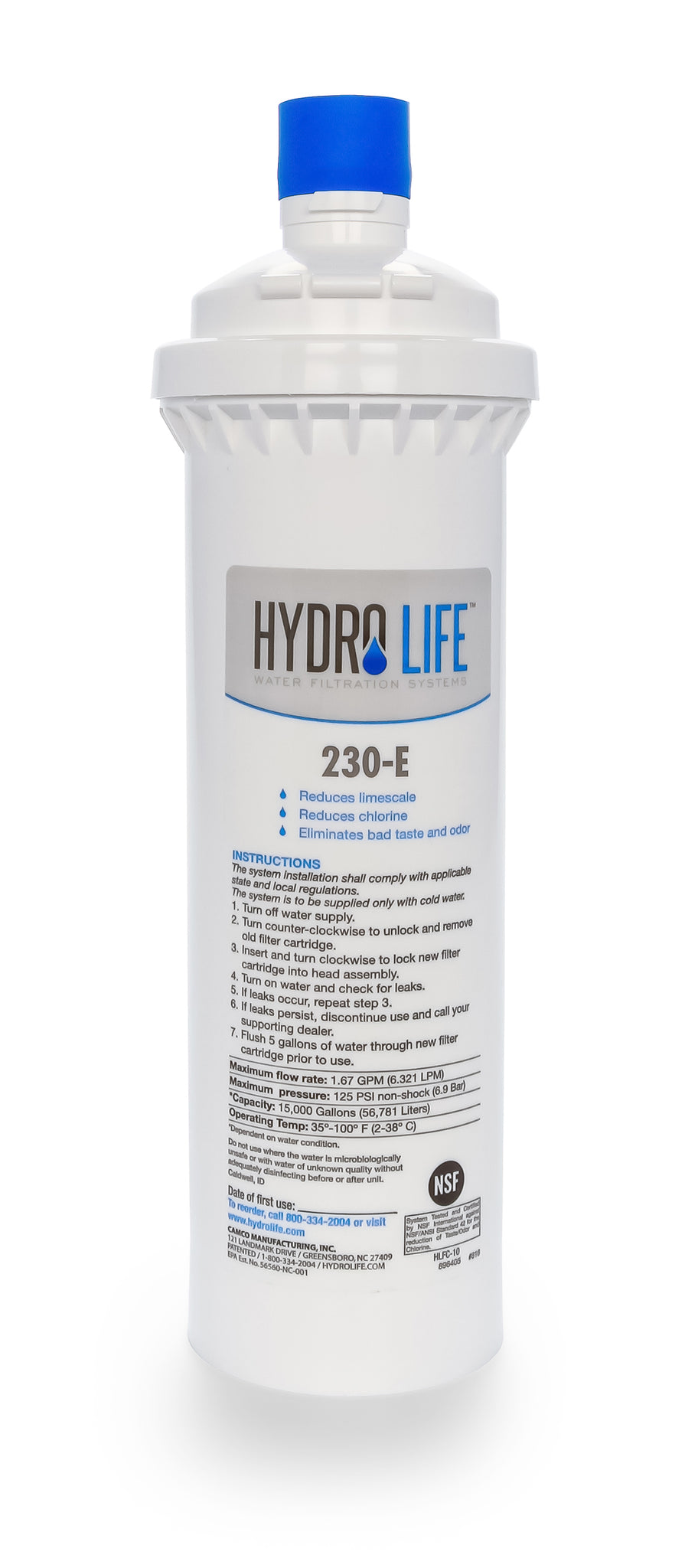 Hydro Life Commercial 230-E - Everpure Replacement Cartridge