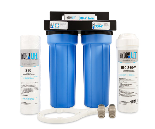 Camco Hydro Life 300-V Twin Value Series Water Filter